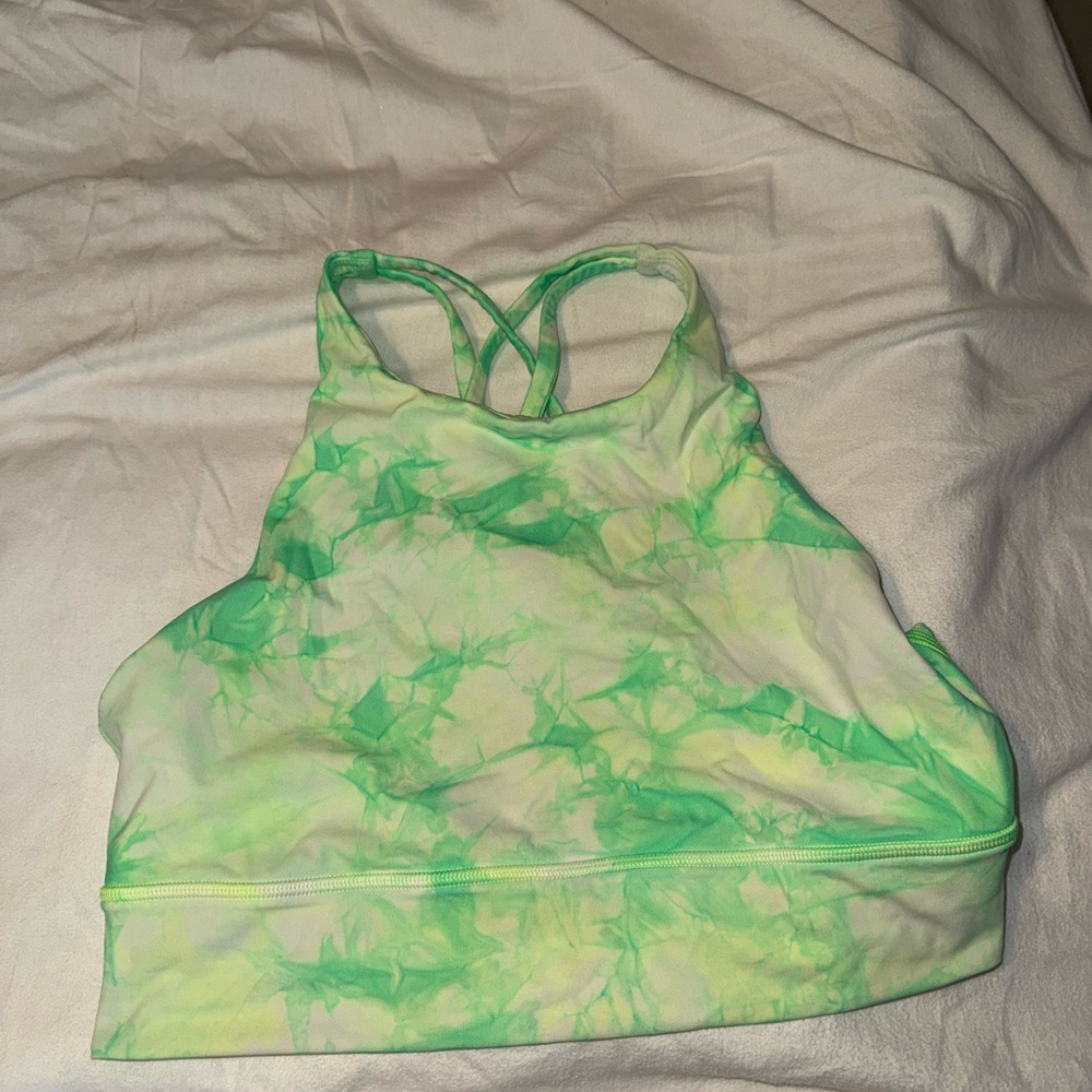 Lululemon high neck long long energy bra size 10